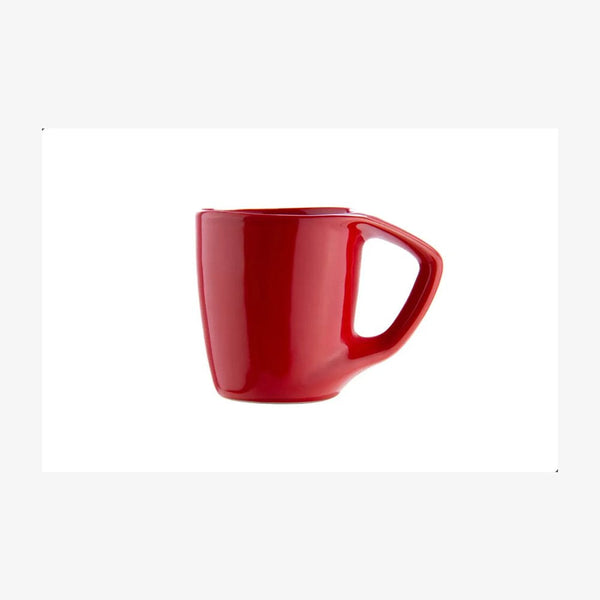 Xícara Cappuccino Gourmet 170ml em Porcelana na Cor Vermelho Brilho